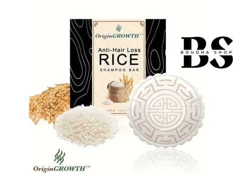 Champú de arroz anticaída en barra- OriginGROWTH™ BOUDHASHOP